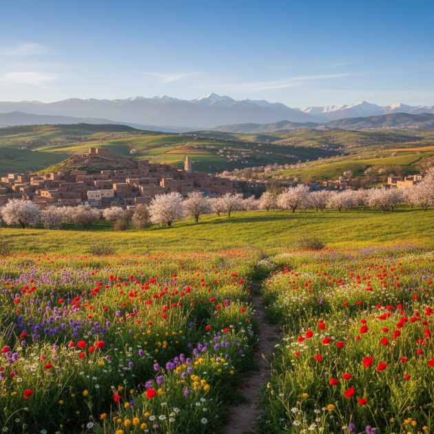 Printemps au Maroc : paysages, fleurs et climat idéal