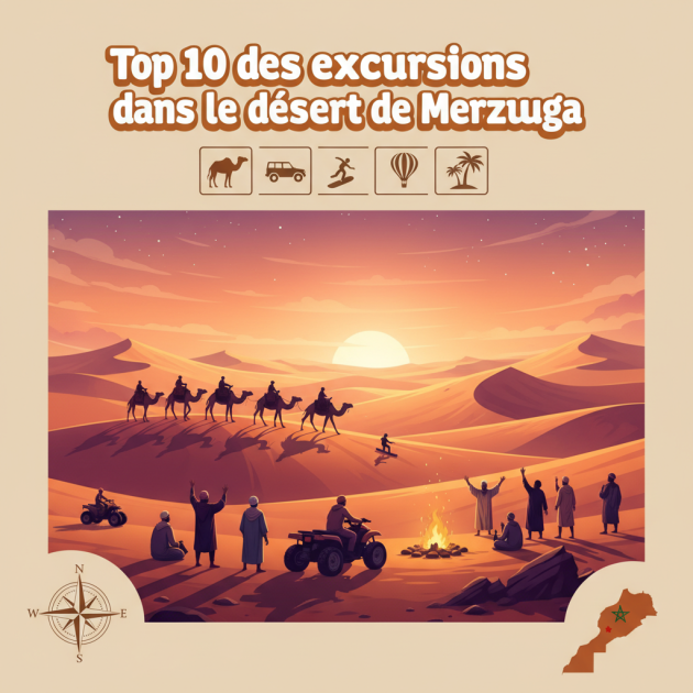Top 10 des excursions dans le désert de Merzouga