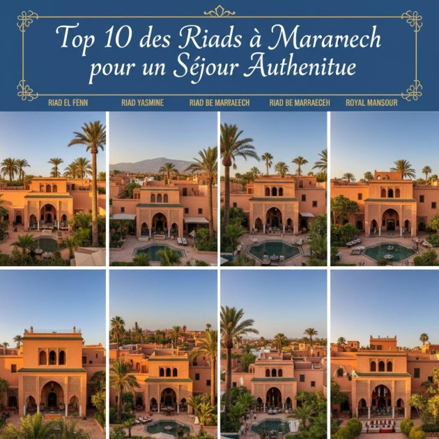 Top 10 des Riads à Marrakech pour un Séjour Authentique