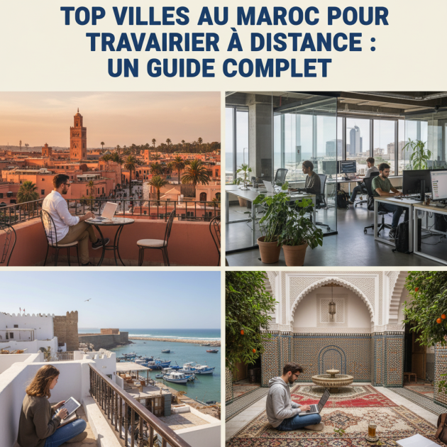 Top Villes au Maroc Pour Travailler à Distance : Un Guide Complet