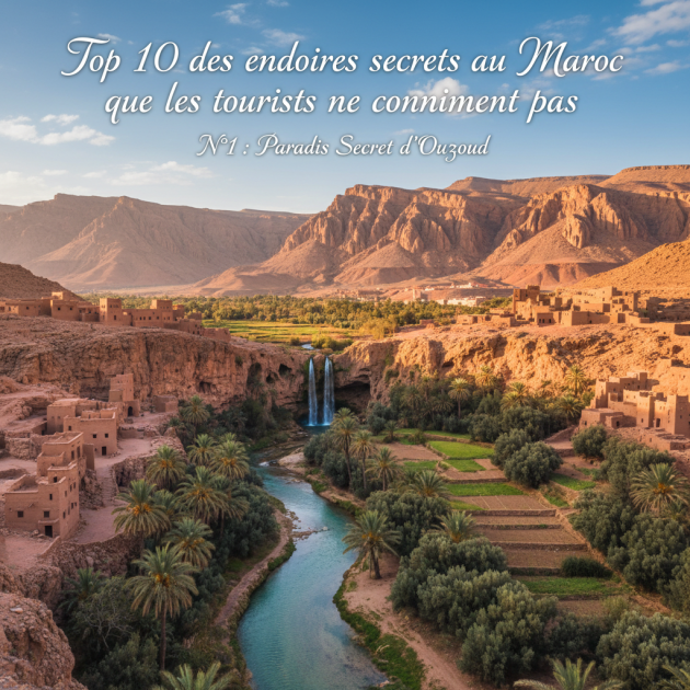 Top 10 des endroits secrets au Maroc que les touristes ne connaissent pas