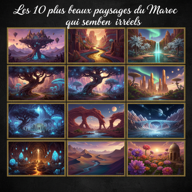 Les 10 plus beaux paysages du Maroc qui semblent irréels