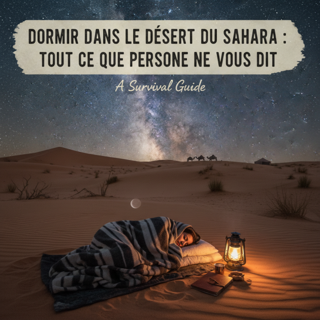 Dormir dans le désert du Sahara : tout ce que personne ne vous dit