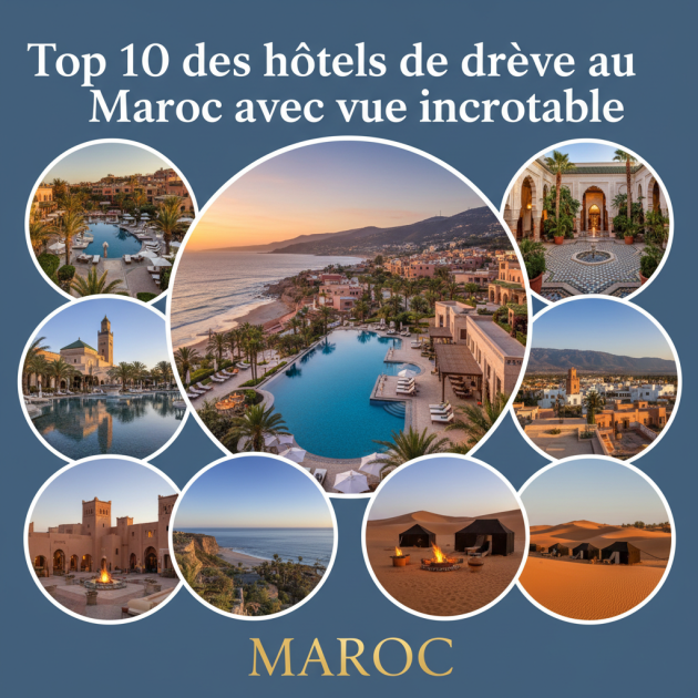 Top 10 des hôtels de rêve au Maroc avec vue incroyable