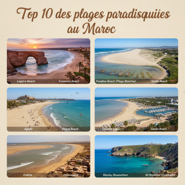 Top 10 des plages paradisiaques au Maroc