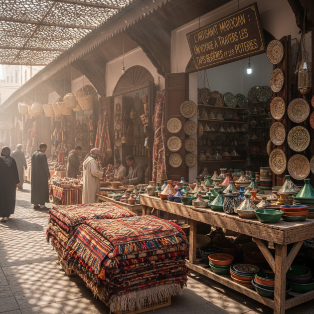 L'Artisanat Marocain : Un Voyage à Travers les Tapis Berbères et les Poteries