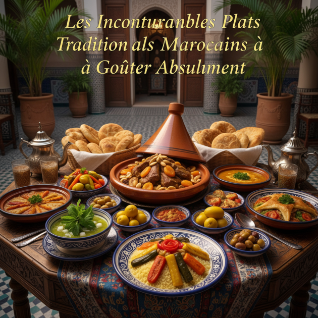 Les Incontournables Plats Traditionnels Marocains à Goûter Absolument