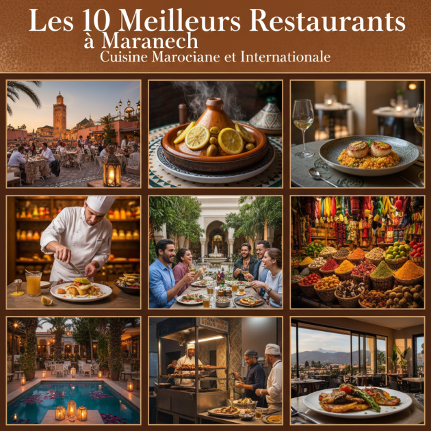 Les 10 Meilleurs Restaurants à Marrakech : Cuisine Marocaine et Internationale