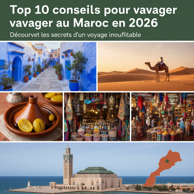 Top 10 conseils pour voyager au Maroc en 2026