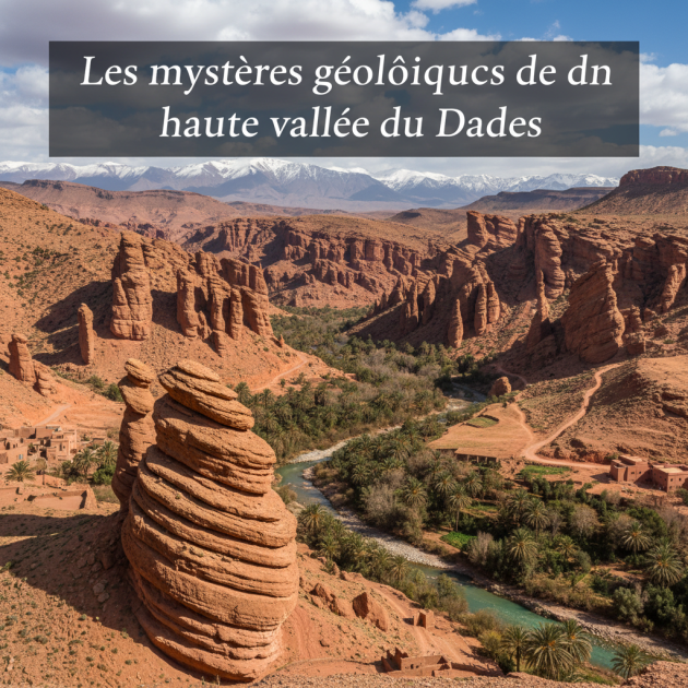 Les mystères géologiques de la haute vallée du Dades