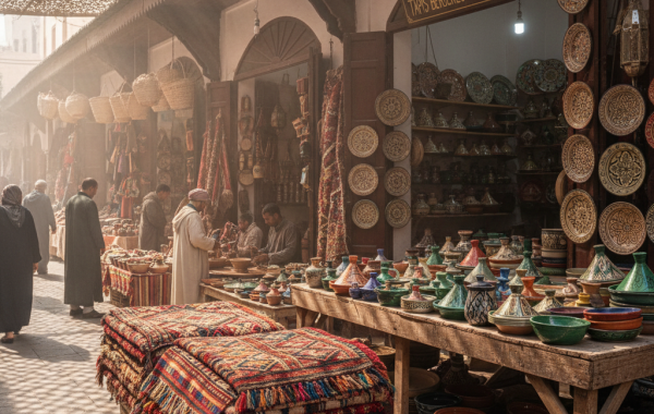 L'Artisanat Marocain : Un Voyage à Travers les Tapis Berbères et les Poteries