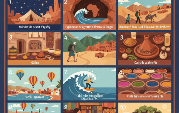Top 10 des activités touristiques insolites au Maroc